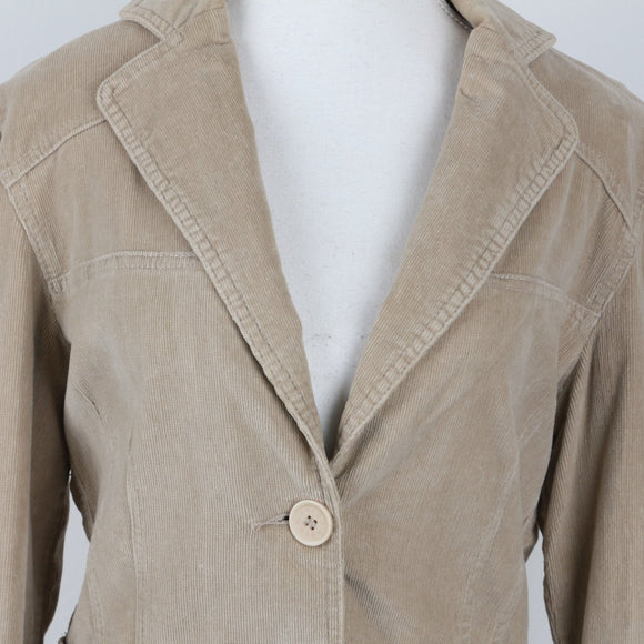 Kelso Beige Corduroy Blazer | Size 12 – Secondhand