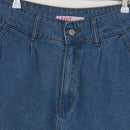 Legit High-Waisted Denim Shorts | Mid Blue Wash | Size L-2