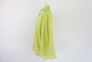 Lime green long sleeve shirt - XL-3