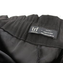 Zara Black Paper-Bag Waist Mini Shorts | Tie Belt | Size M-3