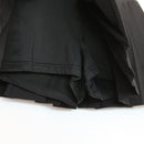 Black Pleated Tennis Skirt | Built-In Shorts | High Waist | Size S-3