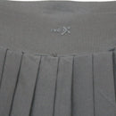 Black Pleated Tennis Skirt | Built-In Shorts | High Waist | Size S-4
