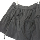 RT Black Cargo Mini Skirt | Drawstring Hem | Elasticated Waist | Size XL-2