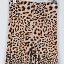 RVCA Leopard Print Ribbed Bike Shorts | Elasticated Waist | Size S-2