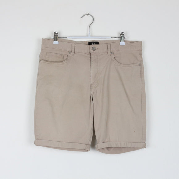 H&M Beige Chino Shorts | 5-Pocket | Relaxed Fit | Waist 30
