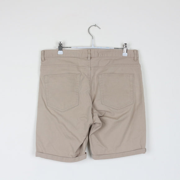 H&M Beige Chino Shorts | 5-Pocket | Relaxed Fit | Waist 30