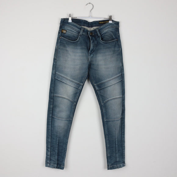 G-Star Raw Denim Skinny Jeans | Mid Blue Faded Wash | Low Rise | Waist 32