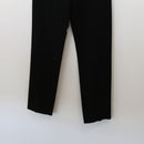 M&S Collection Black Straight Leg Trousers | Two-Way Stretch | Mid Rise | Size 12-3