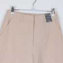 Real Woman Cream Wide-Leg Bermuda Shorts | High Waist | Tailored | Brand New | Size 8-2