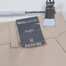 Real Woman Cream Wide-Leg Bermuda Shorts | High Waist | Tailored | Brand New | Size 8-4