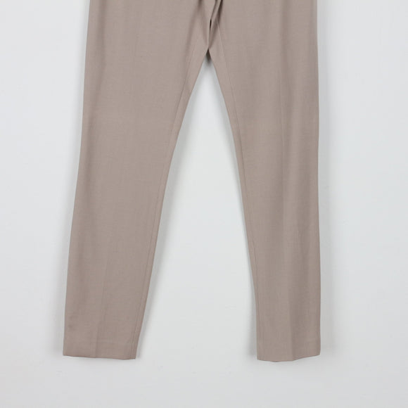Elie Tahari Taupe Slim Tailored Trousers | Pressed Crease | Smart Casual | Size 8