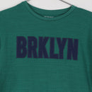 Primark Green BRKLYN Appliqué Graphic T-Shirt | Crew Neck | Age 10/11-1