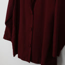 Talk Burgundy Tailored Blazer Coat | Notched Lapel | Satin Lined | Size 40-3