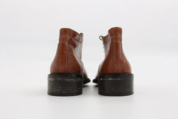 Jean-Claude Monderer Paris vintage genuine leather booties - 5