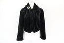 Truworths black fur bolero - 3/4 sleeve-1
