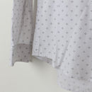 Cotton On White Slim Fit Shirt | Micro Cross Print | Long Sleeve | Size L-2