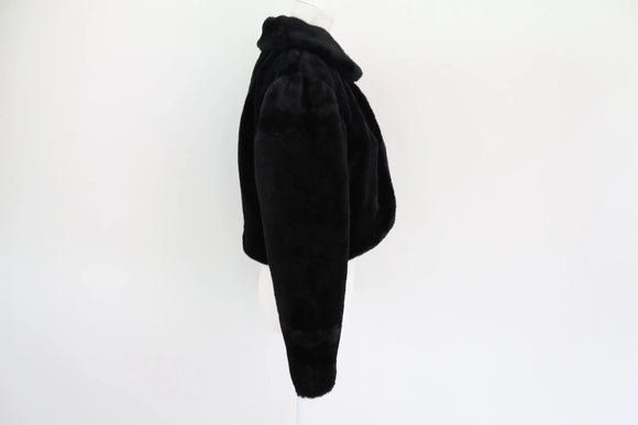 Truworths black fur bolero - 3/4 sleeve