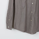 H&M Slim Fit Easy Iron Taupe Dress Shirt | Spread Collar | Long Sleeve | Size M-3