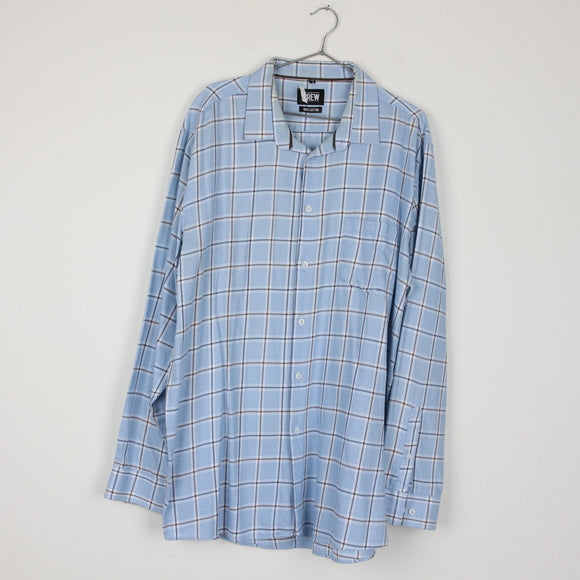 J-Crew blue plaid shirt - 46