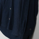 Scotch & Soda Navy Relaxed Shirt | Snap Buttons | Spread Collar | Curved Hem | Size M-3
