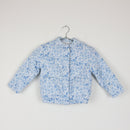 Dunnes blue floral puffer jacket - 4-5Y-1
