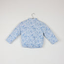 Dunnes blue floral puffer jacket - 4-5Y-3
