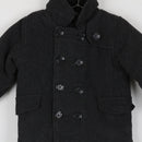 George Charcoal Melton Coat-2