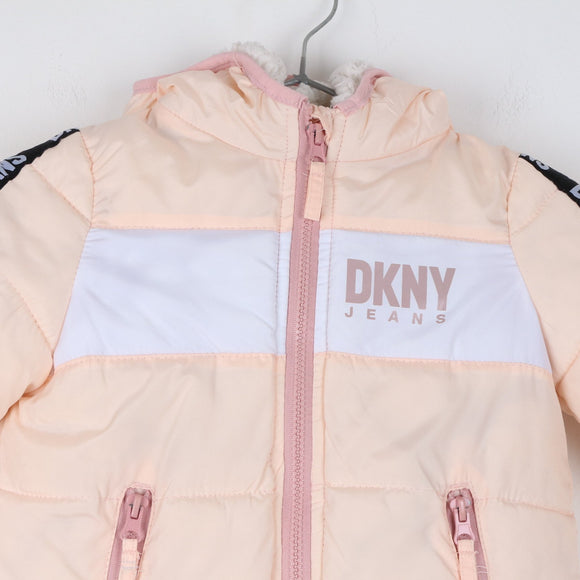 DKNY Baby Pink Puffer Jacket (2 Years)