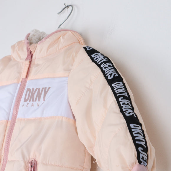 DKNY Baby Pink Puffer Jacket (2 Years)