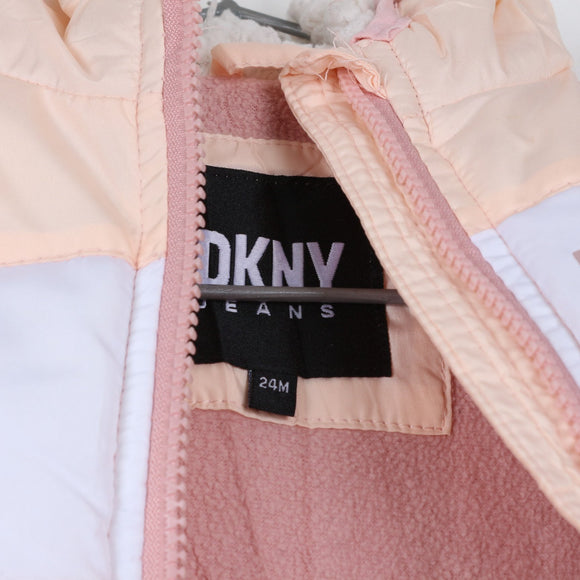 DKNY Baby Pink Puffer Jacket (2 Years)
