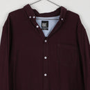 Woolworths Maroon Slim Fit Shirt (XL)-2