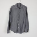 Light Grey Long Sleeve Fitted Shirt (M)-1