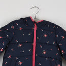 GAP Navy Floral Puffer Jacket with Sherpa Lining (3 Years)-4
