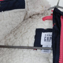 GAP Navy Floral Puffer Jacket with Sherpa Lining (3 Years)-2