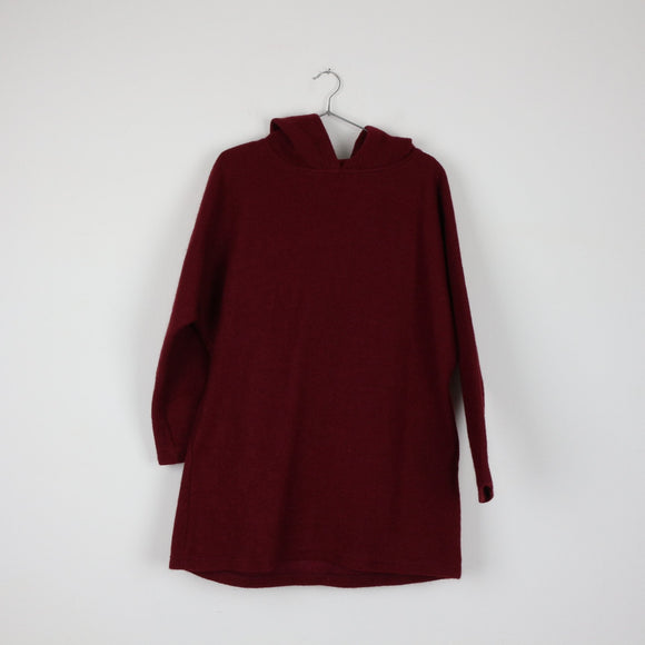 Maroon Melton Hoodie (M)