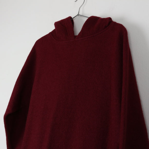 Maroon Melton Hoodie (M)