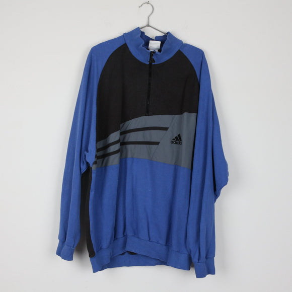 Vintage Adidas Half-Zip Sweater (XL)