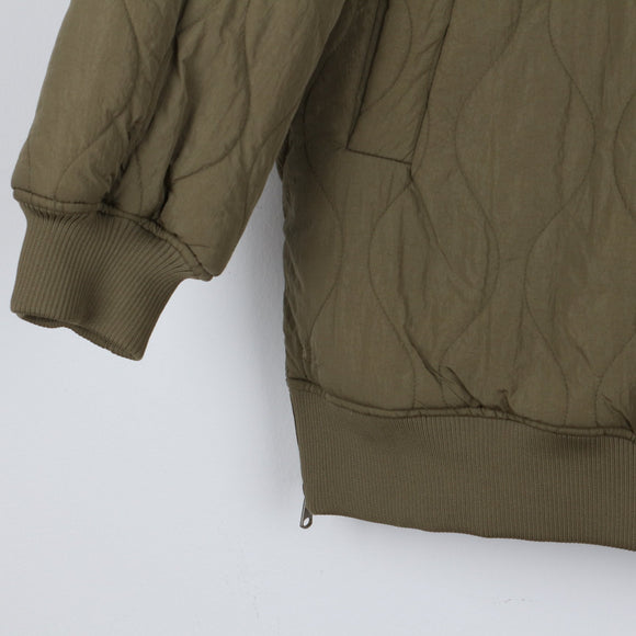 George Olive Green Quilted Puffer Jacket (L)