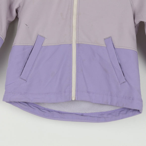 H&M Purple Softshell Hooded Jacket (5-6 Years)