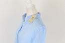 Pastel blue long sleeve fitted shirt - XL-2