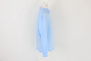 Pastel blue long sleeve fitted shirt - XL-5