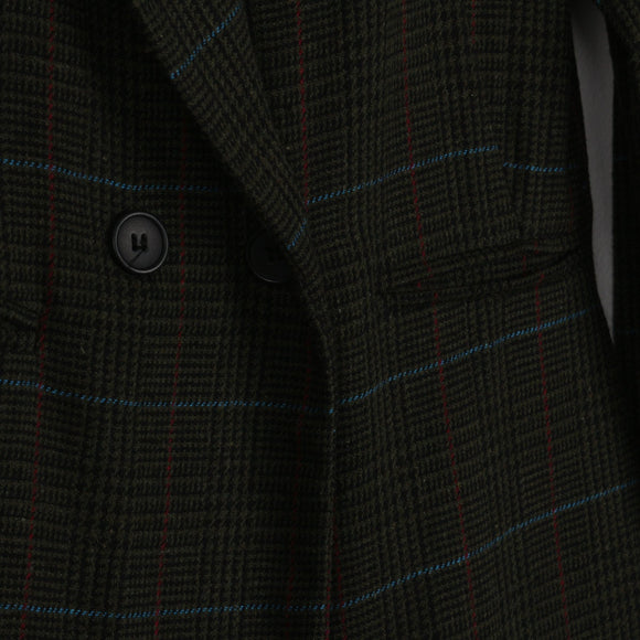 The Fix Olive Green Plaid Blazer (Size 6)