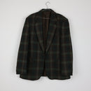 Vintage Plaid Blazer (XL)-1