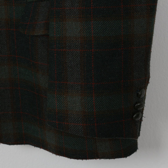 Vintage Plaid Blazer (XL)