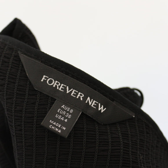Forever New Black Mini Dress – Size 8