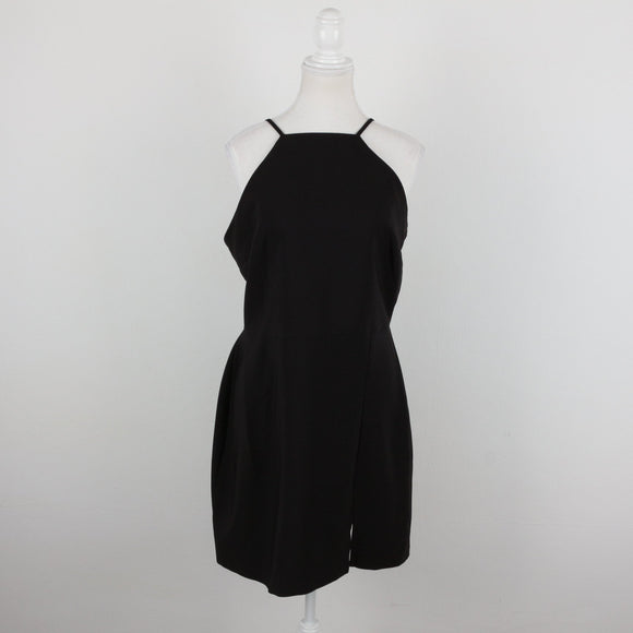 Foschini Black Halter Neck Square-Cut Bodycon Playsuit – Size L