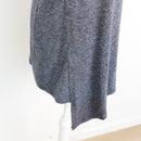 Milady's Grey Marl Cowl Collar Short Sleeve Knit Dress with Asymmetric Hem – Size 10-2