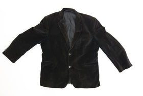 Velvet pinstripe blazer - XL