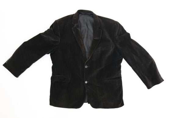 Velvet pinstripe blazer - XL