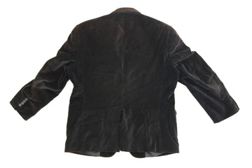Velvet Pinstripe Blazer | Size XL | Pre-Loved - 0